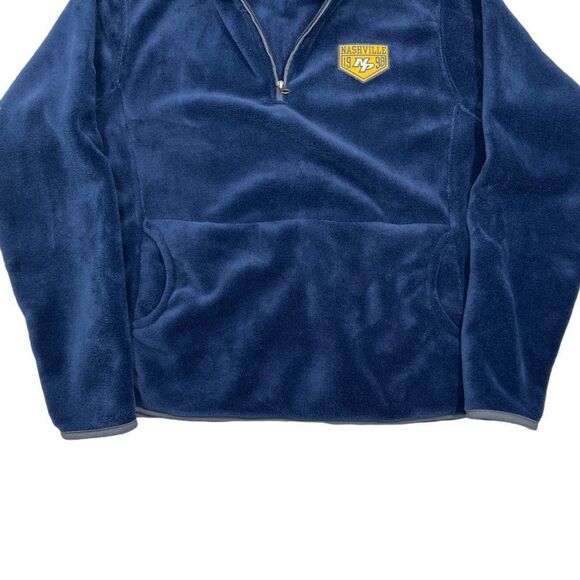 NHL Women's Nashville Predators 1/4 Zip Pullover - Picture 6 of 13